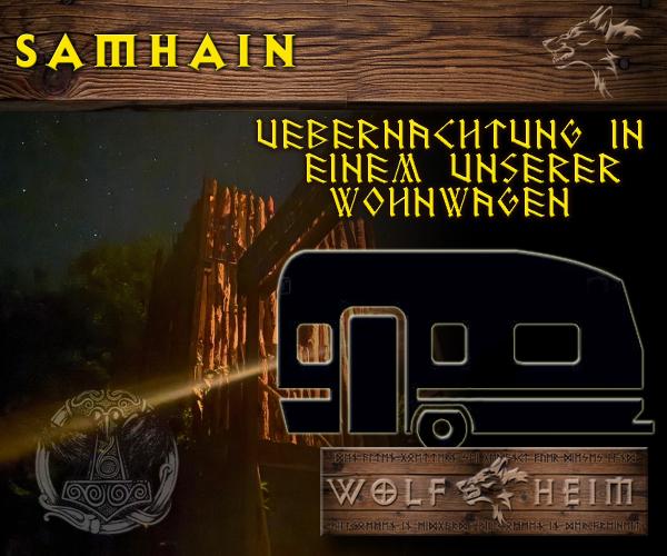 Samhain 2026 - in unserer Wolfheim-Wohnwagen "Geri"